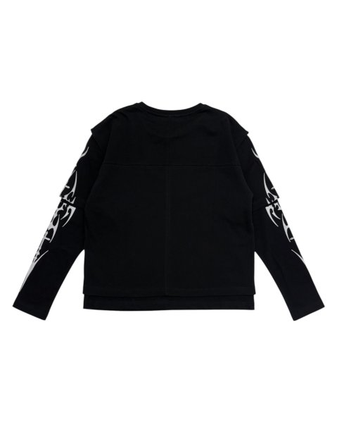 画像2: LAST NEST / three layered l/s shirts  (2)