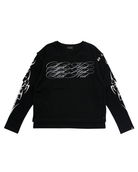 画像1: LAST NEST / three layered l/s shirts  (1)