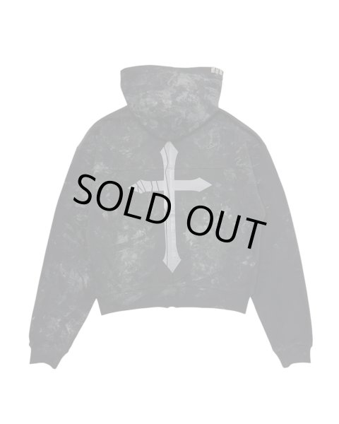 画像2: LAST NEST / coating logo hoodie (2)