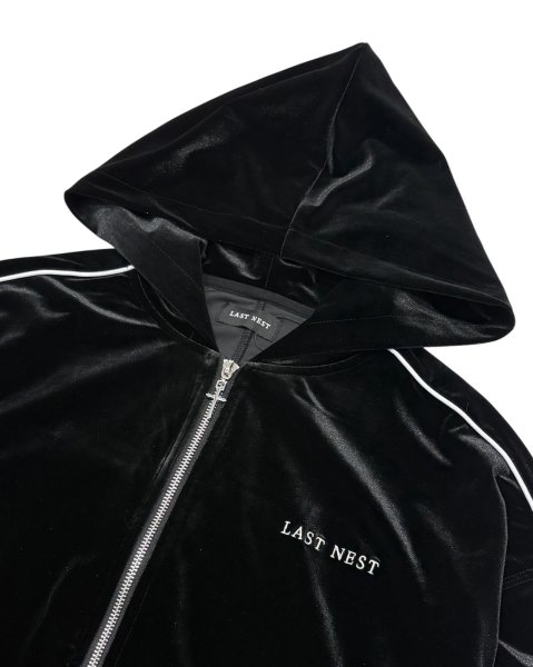 画像3: LAST NEST / velour track hoodie (3)