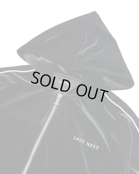 画像3: LAST NEST / velour track hoodie (3)