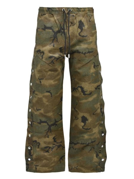 画像1: BREATH / new side button jersey pants  (1)