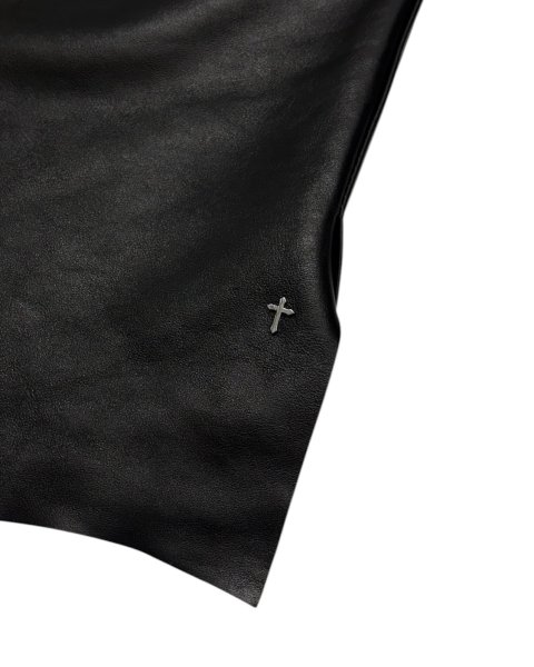 画像4: LAST NEST / leather s/s shirts  (4)
