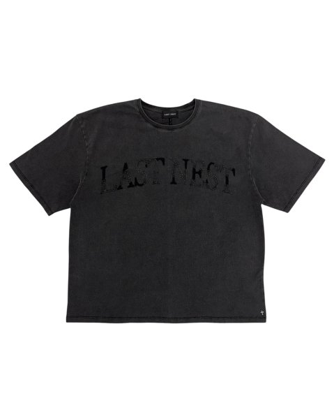 画像1: LAST NEST / washed arch logo t-shirt  (1)