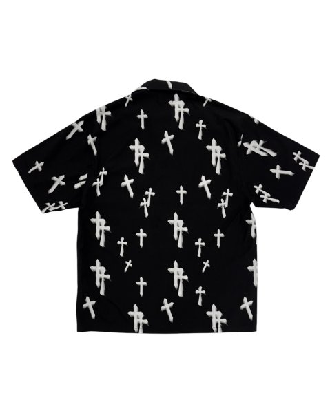 画像4: LAST NEST / cracked cross s/s shirts  (4)
