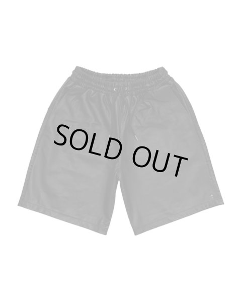 画像1: LAST NEST / leather shorts  (1)