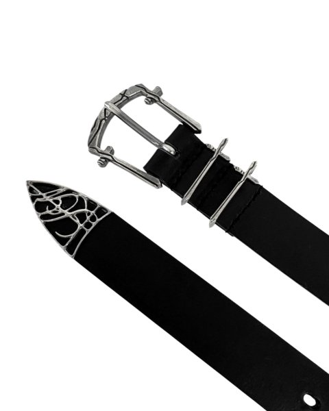 画像2: LAST NEST / cracked cross belt (2)