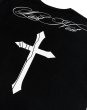画像2: LAST NEST / cracked cross logo t-shirt  (2)
