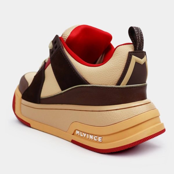 画像5: MLVINCE®︎ / RAPTOR LOW - BROWN/RED (5)