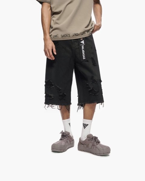 画像7: VALABASAS / baggy denim shorts (7)