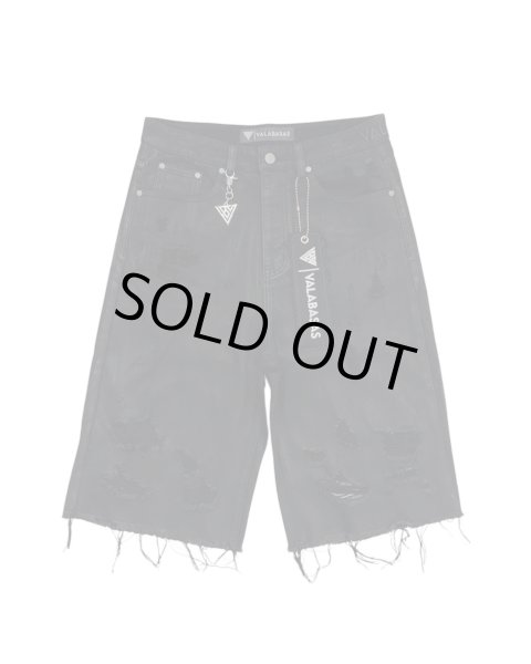 画像1: VALABASAS / baggy denim shorts (1)