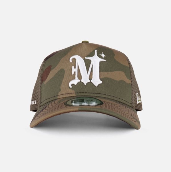 画像1: MLVINCE®︎ / NEW ERA® 9forty authentic logo trucker cap  (1)