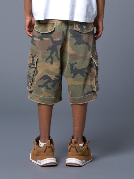 画像4: MLVINCE®︎ / studded military cargo shorts 　  (4)