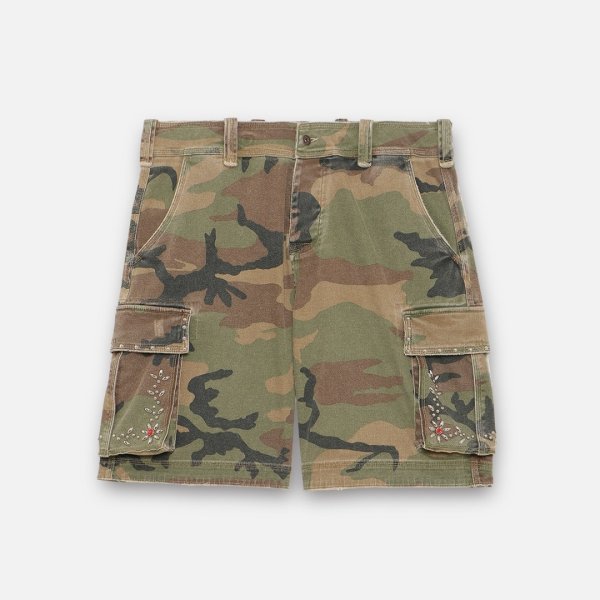 画像1: MLVINCE®︎ / studded military cargo shorts 　  (1)
