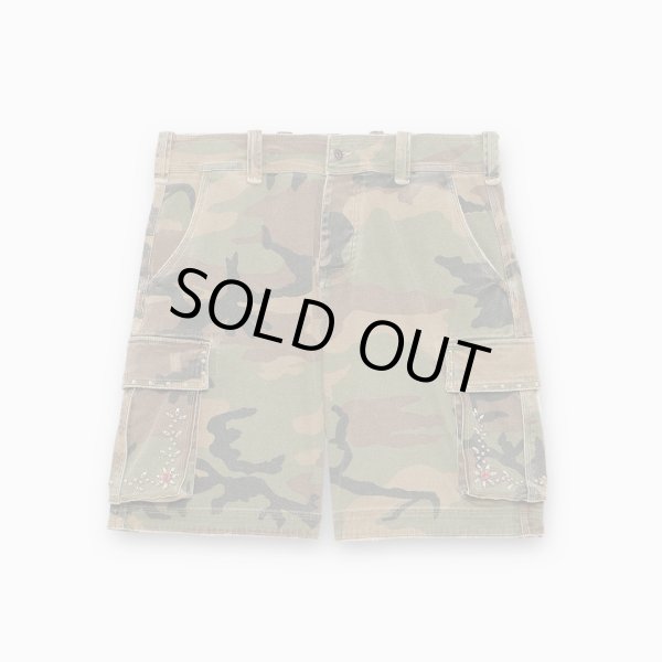 画像1: MLVINCE®︎ / studded military cargo shorts【20%OFF】 (1)