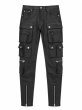 画像1: BREATH / coating slim cargo pants  (1)