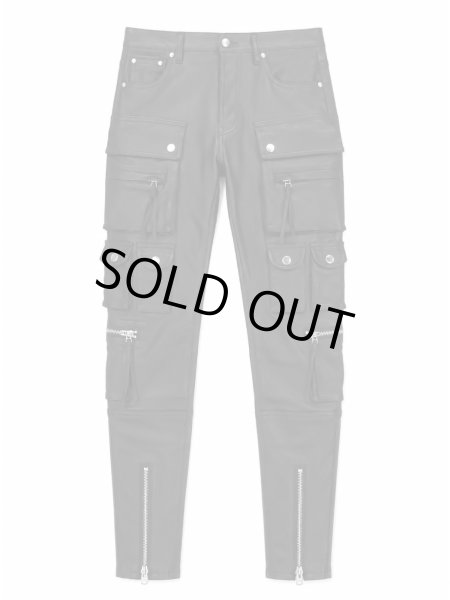 画像1: BREATH / coating slim cargo pants  (1)