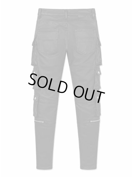 画像2: BREATH / coating slim cargo pants  (2)