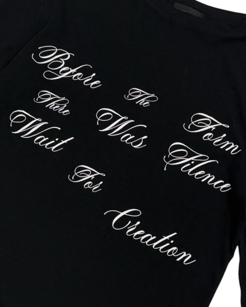 画像2: LAST NEST / lettering see-through l/s t-shirt  (2)