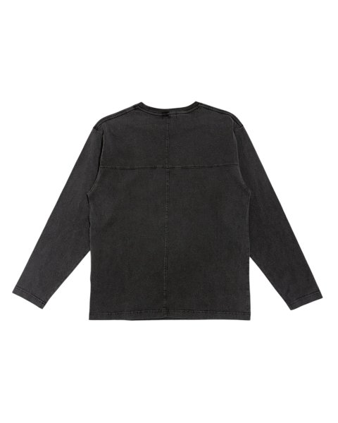 画像3: LAST NEST / saefty pin washed l/s t-shirt  (3)