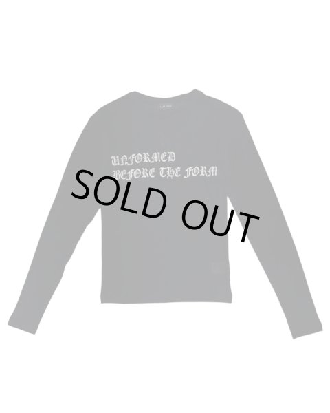 画像1: LAST NEST / old english see-through l/s t-shirt  (1)
