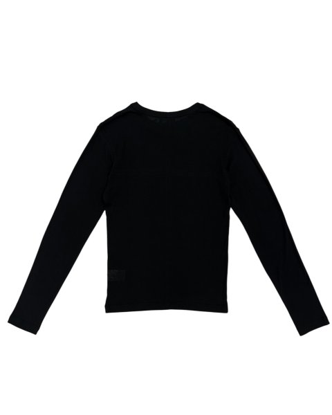 画像3: LAST NEST / old english see-through l/s t-shirt  (3)