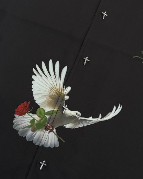 画像3: LAST NEST / doves & roses l/s shirts  (3)