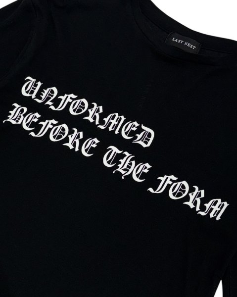 画像2: LAST NEST / old english see-through l/s t-shirt  (2)