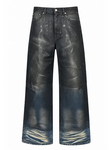 画像1: BREATH / coating denim pants  (1)