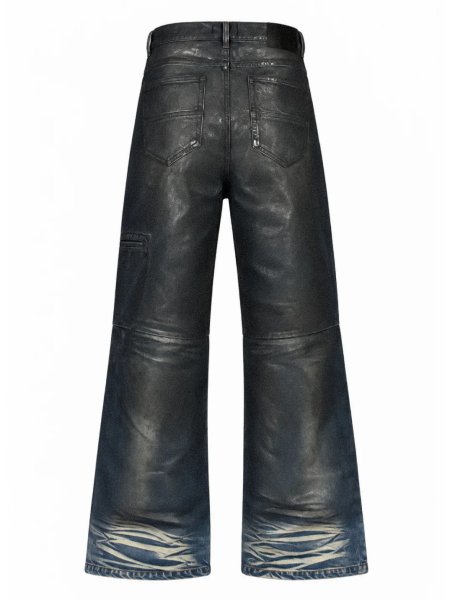 画像2: BREATH / coating denim pants  (2)
