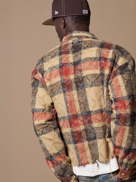画像7: MLVINCE®︎ / distressed check shirts 　  (7)