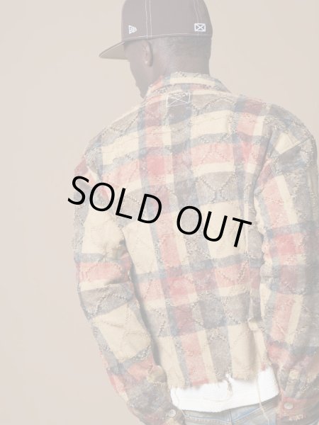 画像7: MLVINCE®︎ / distressed check shirts 　  (7)