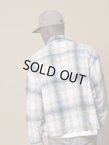 画像8: MLVINCE®︎ / distressed check shirts 　  (8)