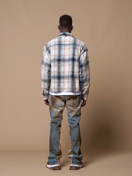 画像4: MLVINCE®︎ / distressed check shirts 　  (4)