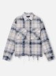 画像1: MLVINCE®︎ / distressed check shirts 　  (1)