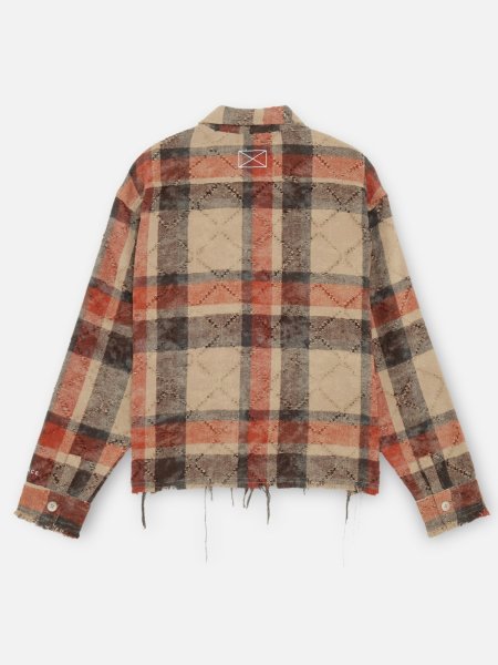 画像2: MLVINCE®︎ / distressed check shirts 　  (2)