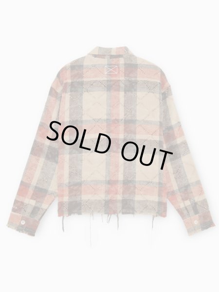 画像2: MLVINCE®︎ / distressed check shirts 　  (2)