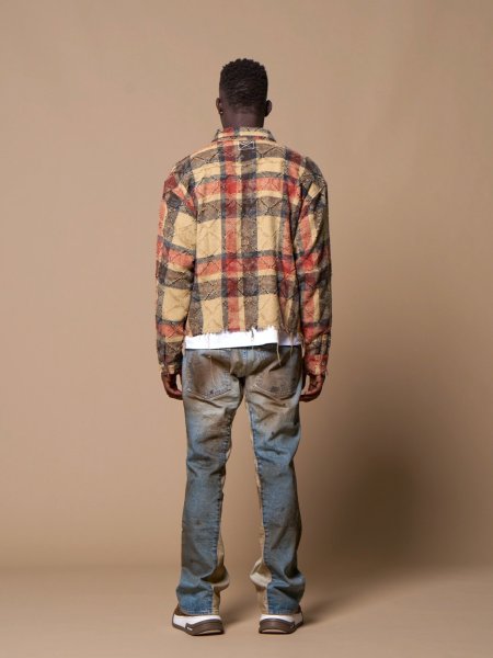 画像4: MLVINCE®︎ / distressed check shirts 　  (4)