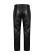 画像2: LAST NEST / front zip leather pants  (2)