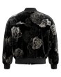 画像2: LAST NEST / rose velvet bomber jacket  (2)