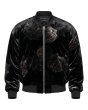 画像1: LAST NEST / rose velvet bomber jacket  (1)