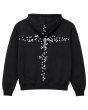画像2: LAST NEST / cross studs print hoodie (2)