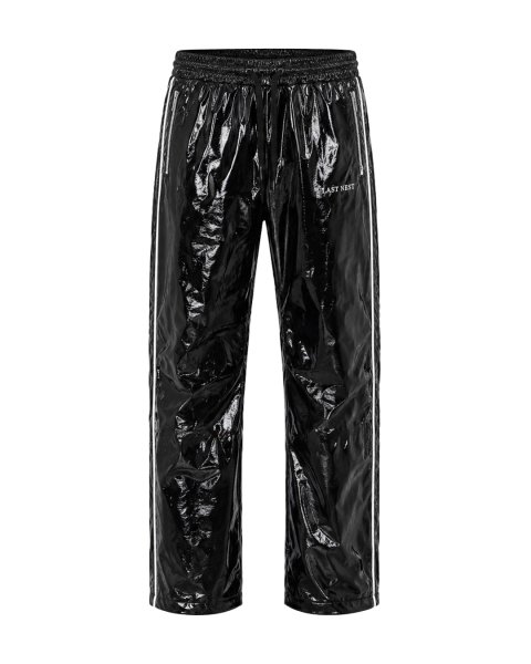 画像1: LAST NEST / patent track pants  (1)
