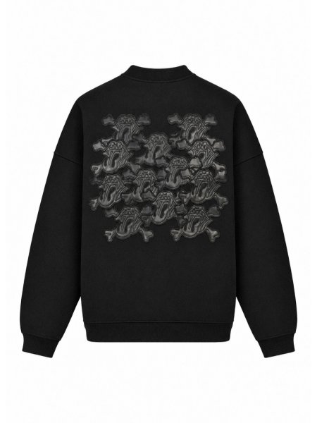 画像1: BREATH / grill&tan&bone patch crew sweat (1)
