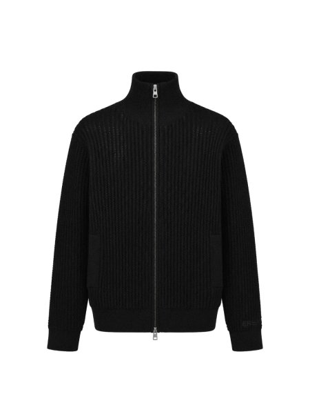 画像1: BREATH / drivers knit zip jacket  (1)