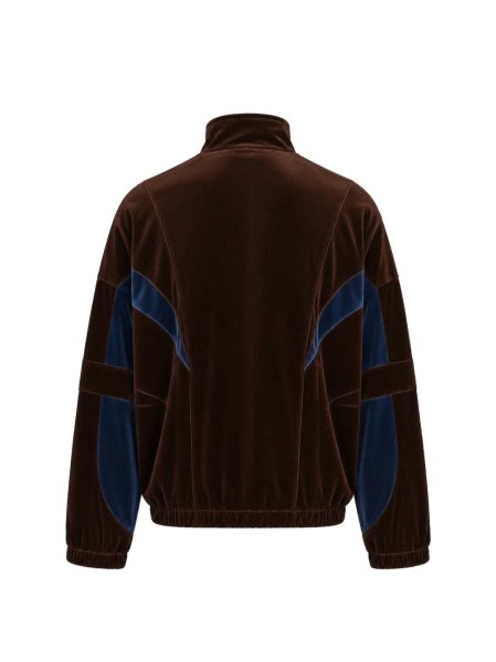 画像2: BREATH / velour warm up  jacket  (2)