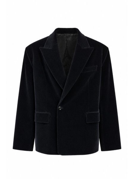 画像1: BREATH / velvet oversize double jacket  (1)