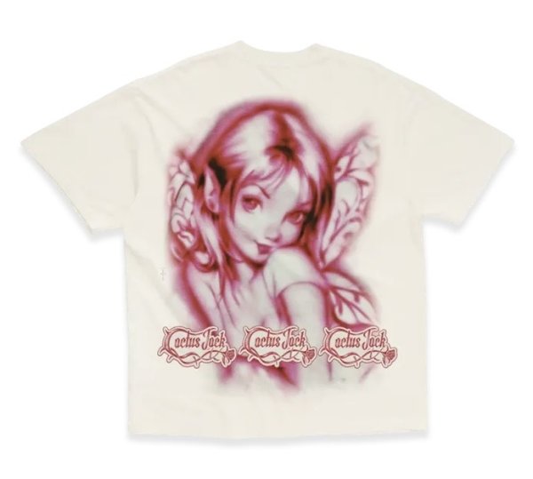 画像2: TRAVIS SCOTT / cactus jack x nike airbrush angel tee (2)