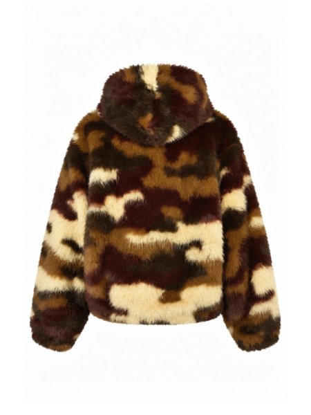 画像2: BREATH / faux fur zip hoodie 　　 (2)