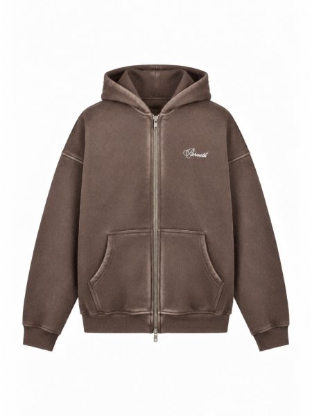 画像1: BREATH / fade zip hoodie  (1)